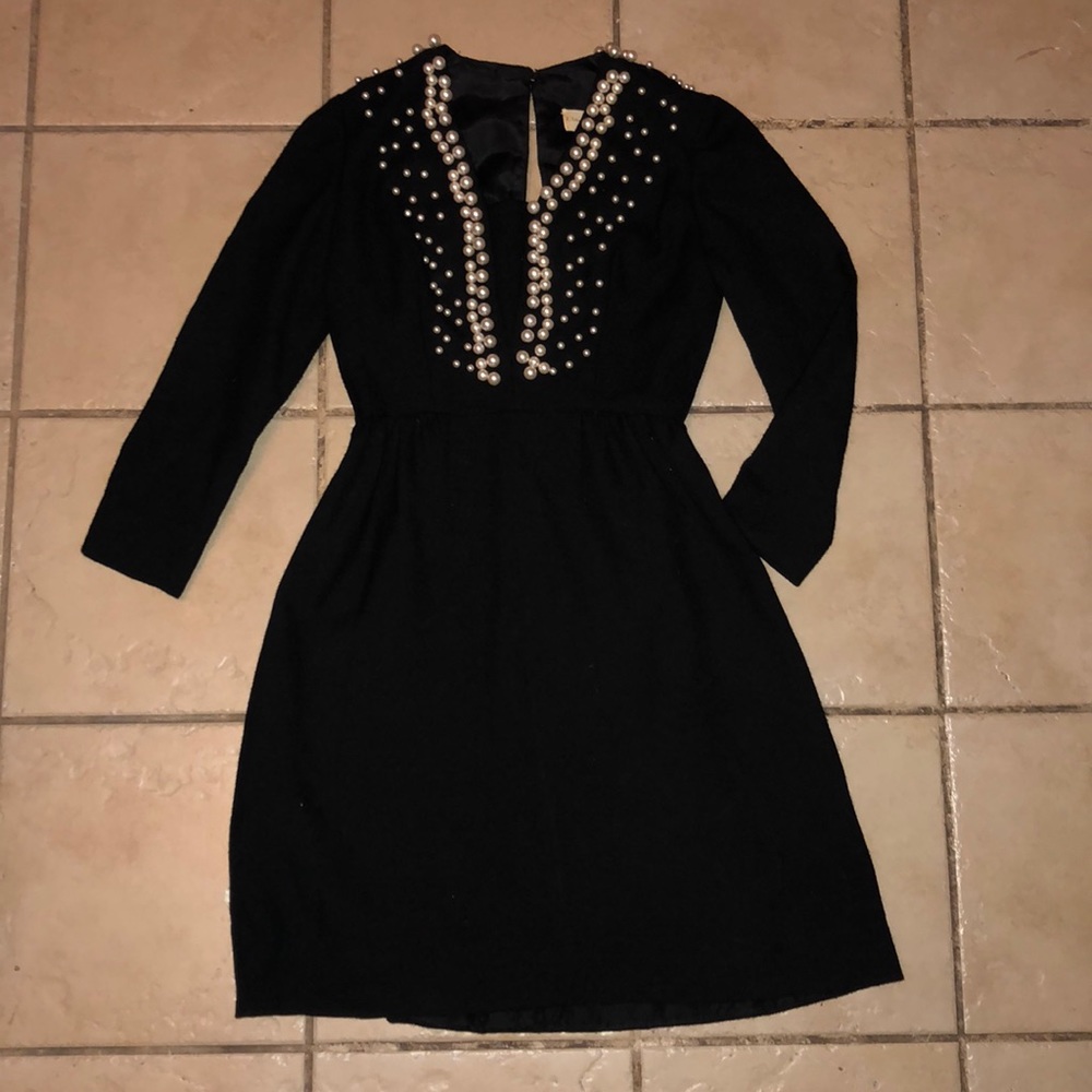 Elaine Ames Black Pearl Dress